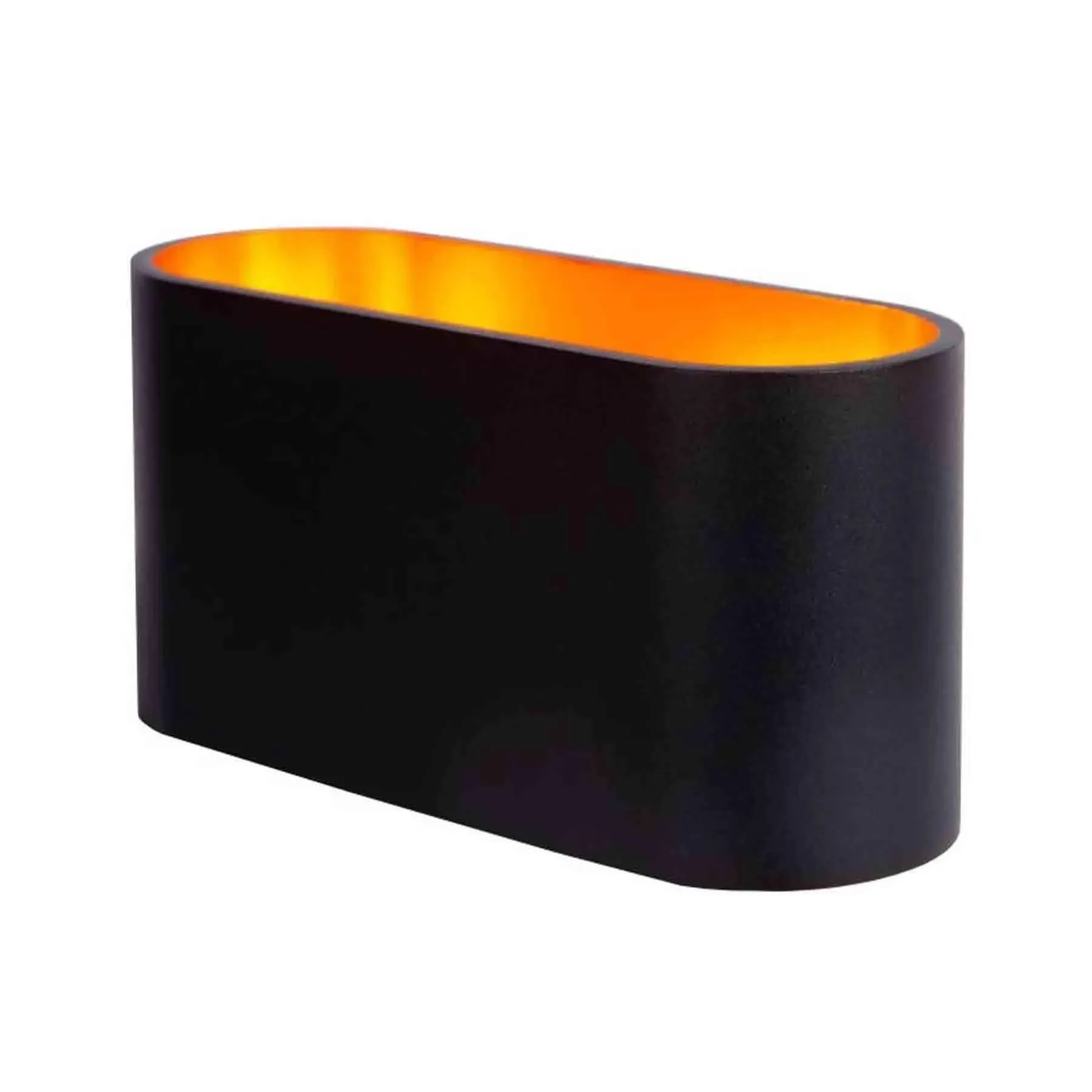 Wall Light with Dual Openings - Black, Gold