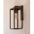 Wall Light with Glass Shade - Antique Brass