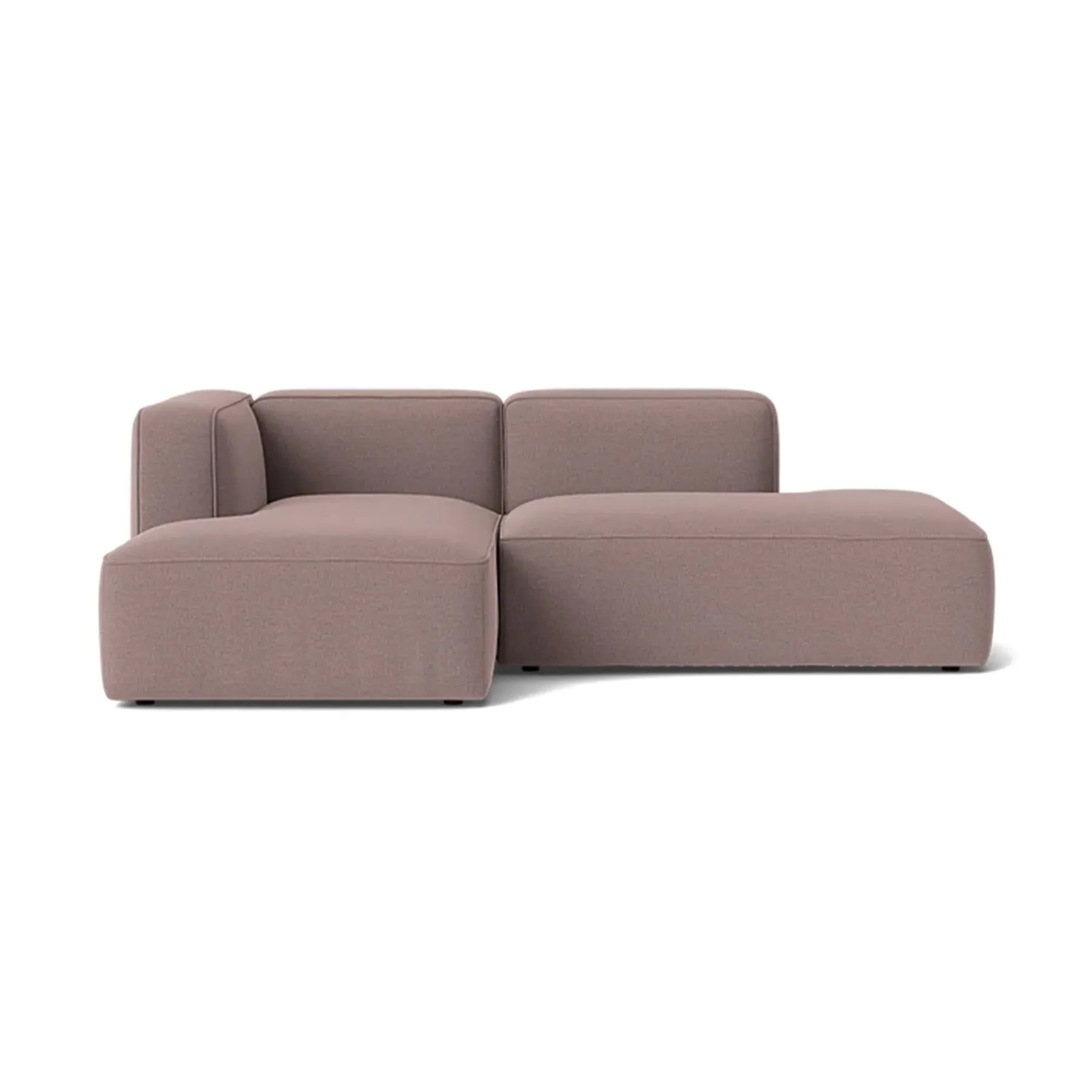 2-Seater Modular Sofa with Open End - Re-wool