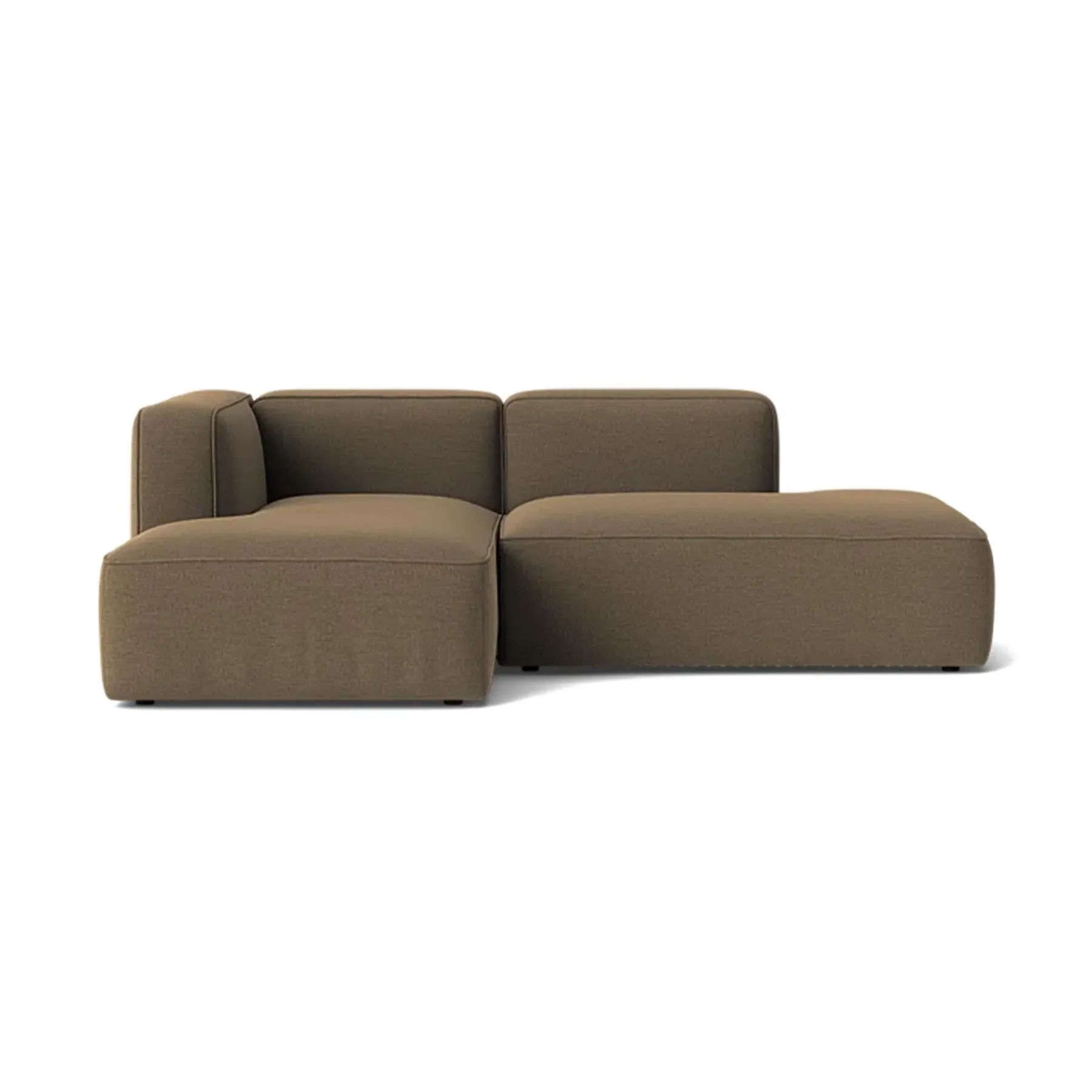 2-Seater Modular Sofa with Open End - Re-wool