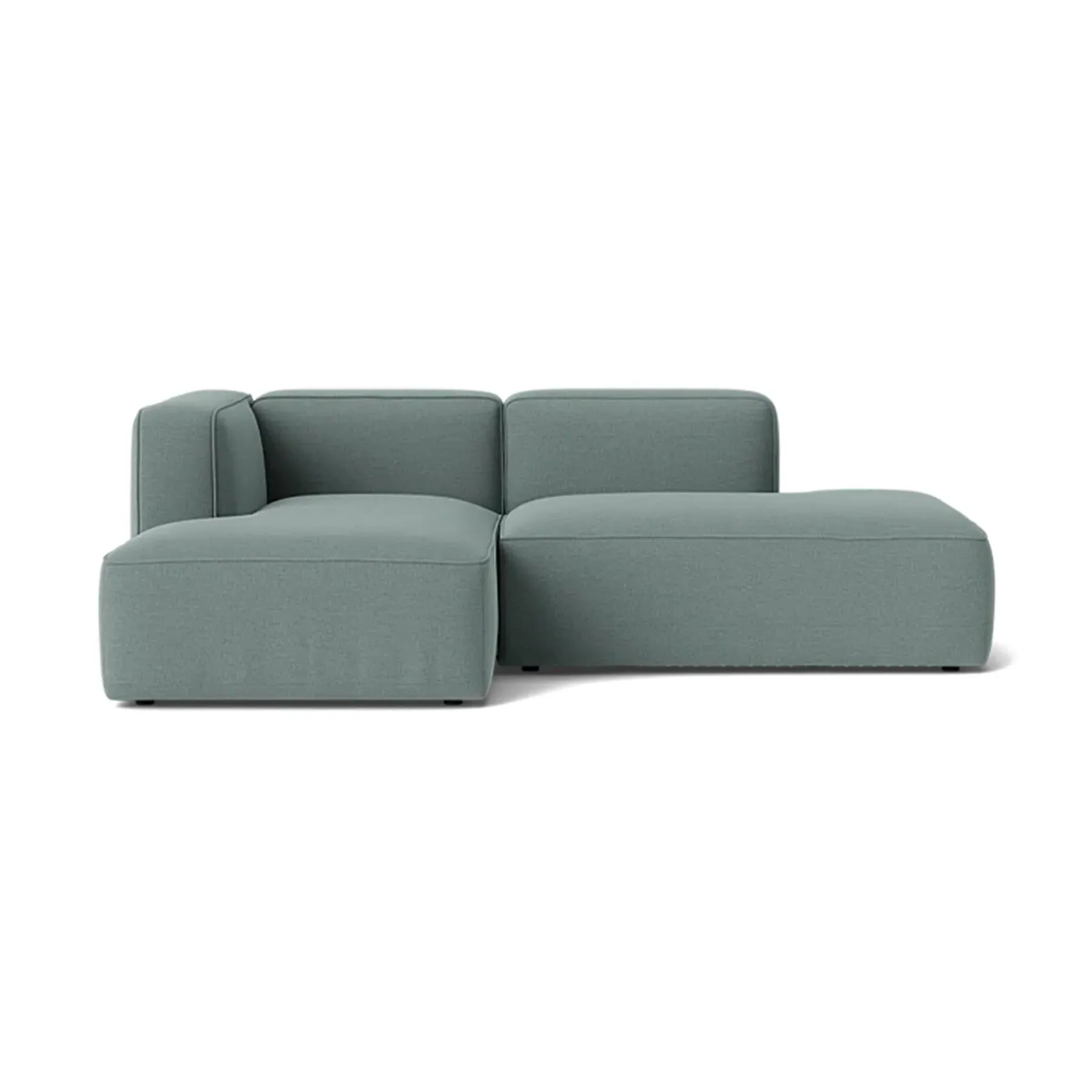 2-Seater Modular Sofa with Open End - Re-wool