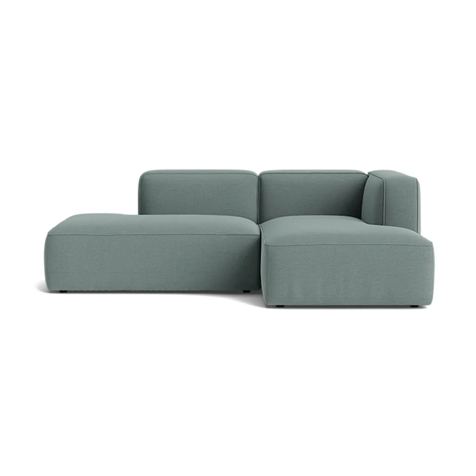 2-Seater Modular Sofa with Open End - Re-wool