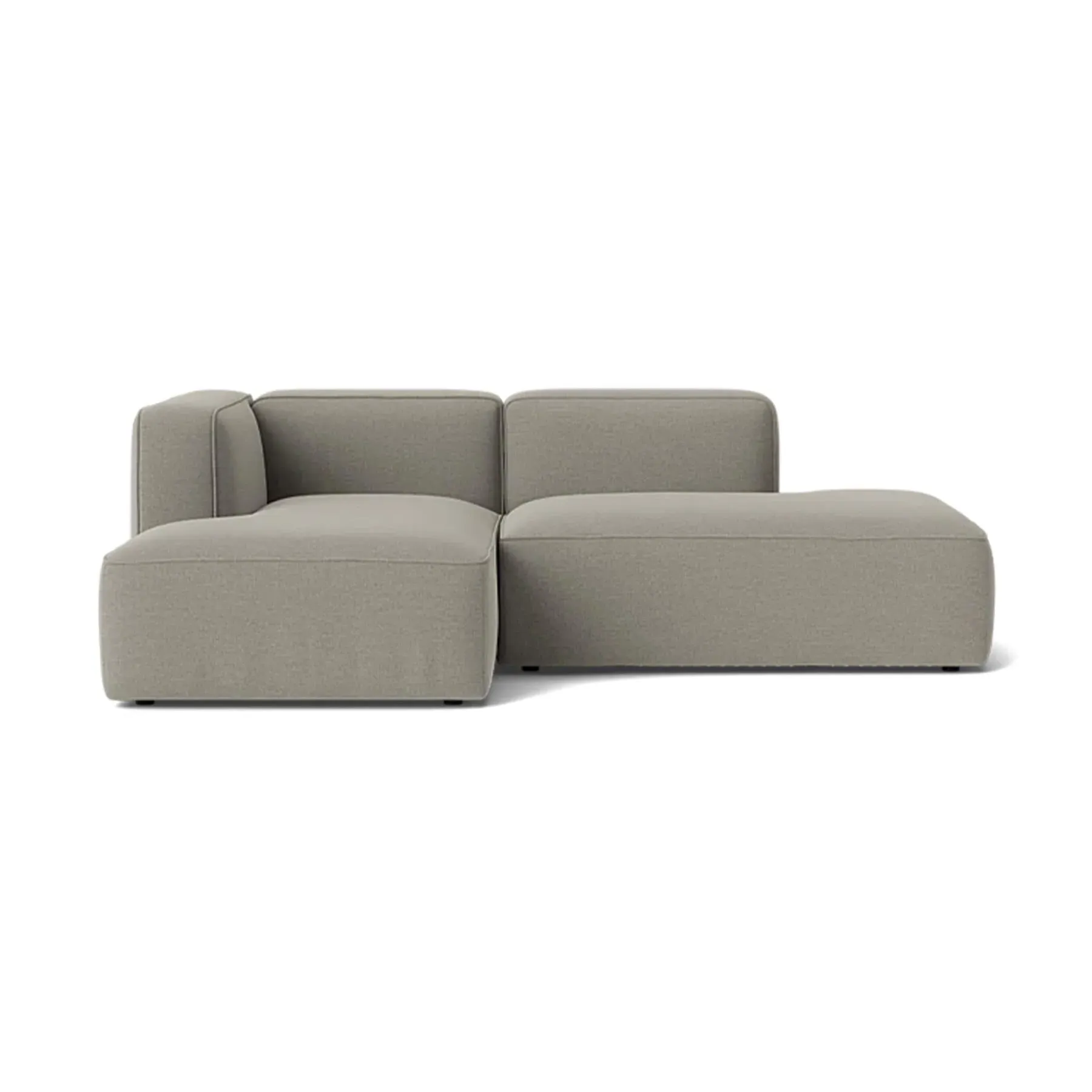2-Seater Modular Sofa with Open End - Re-wool