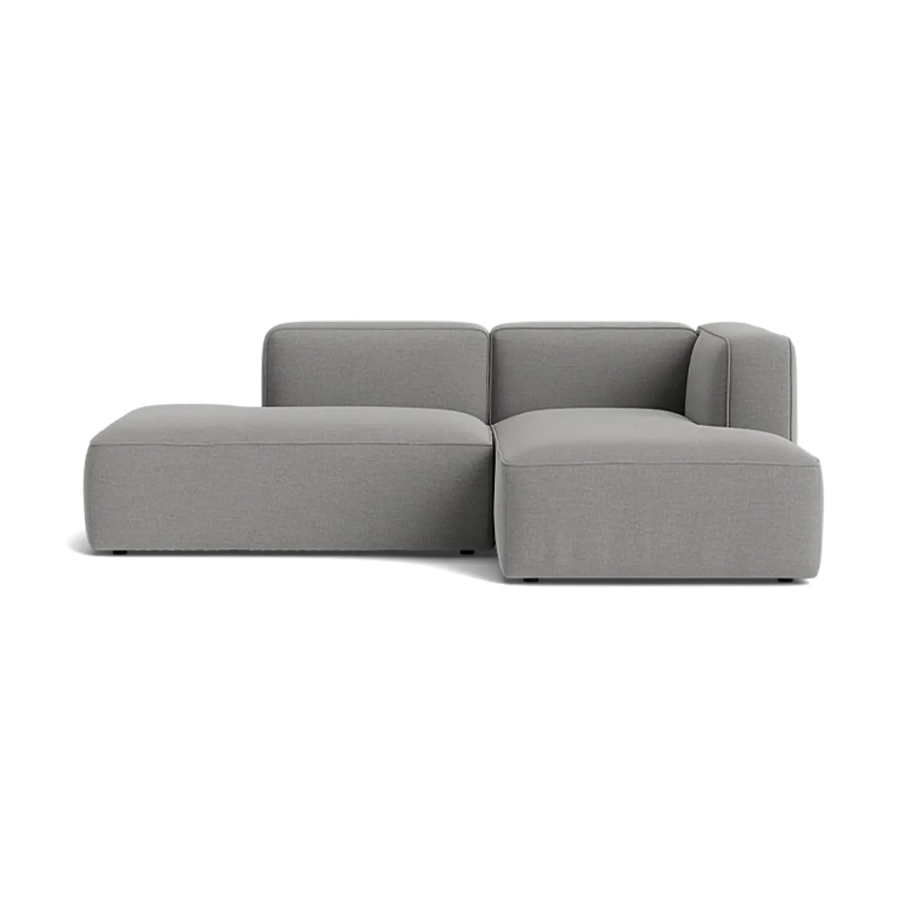 2-Seater Modular Sofa with Open End - Re-wool