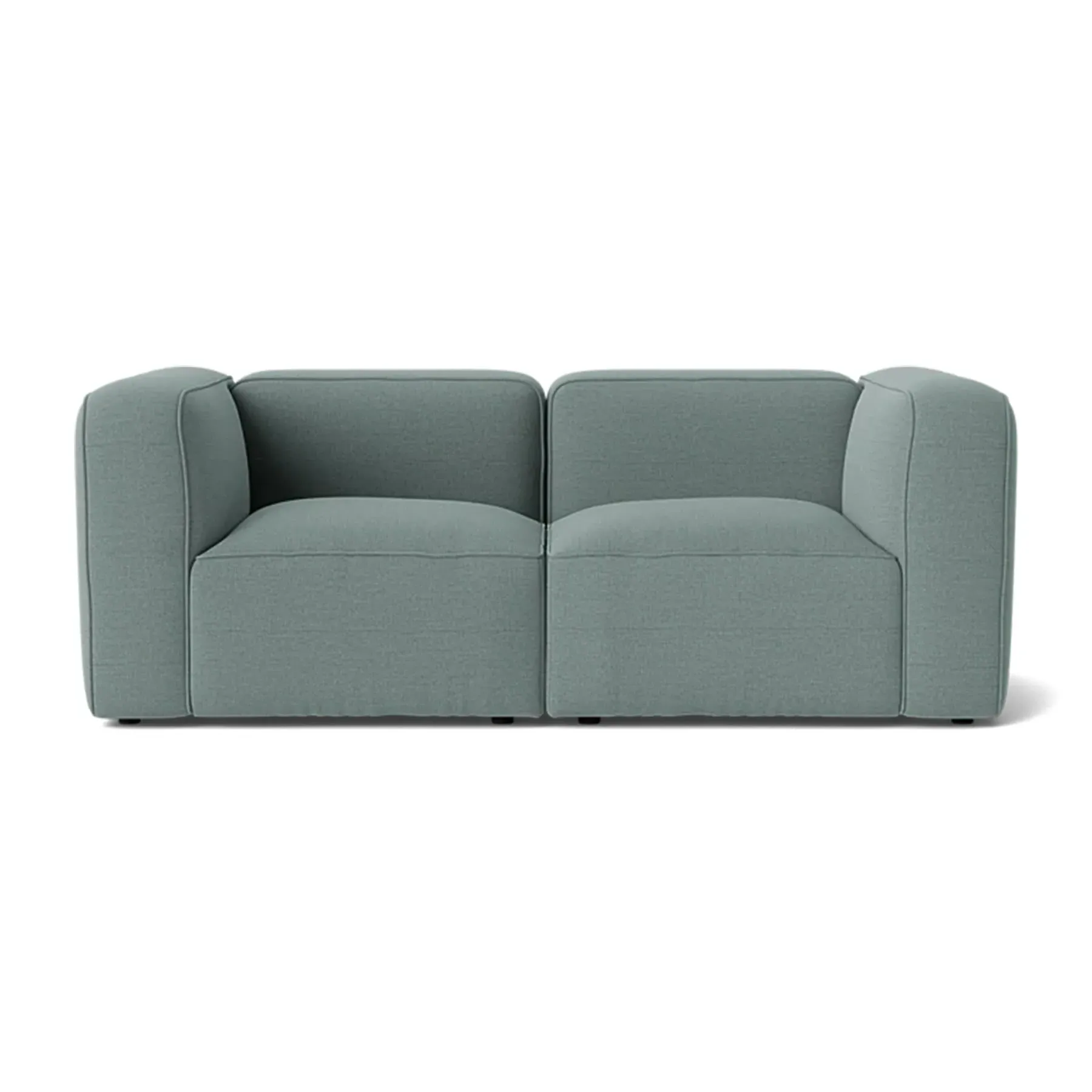 2-Seater Modular Sofa with Springs - Re-wool