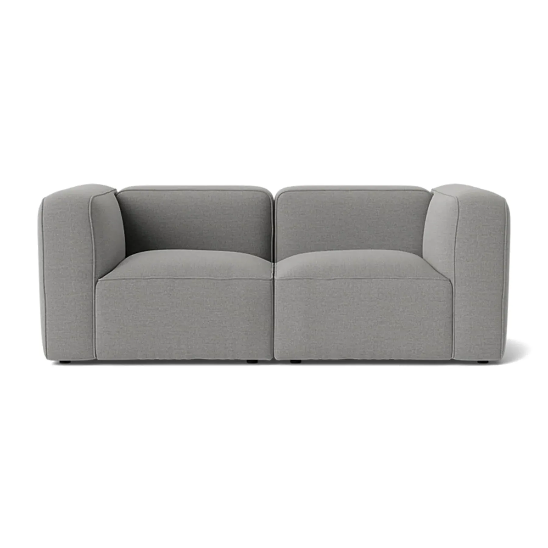 2-Seater Modular Sofa with Springs - Re-wool