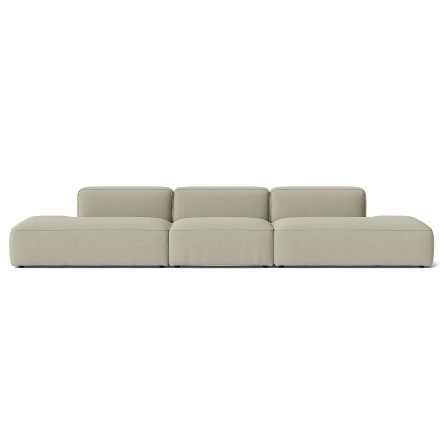 3-Module Open Sofa with Customisation - Fabric