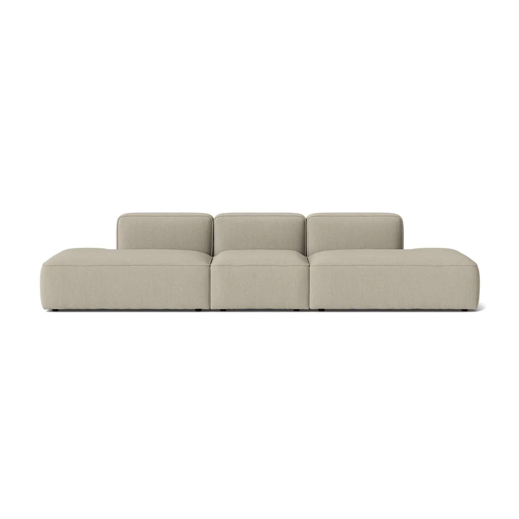 3-Module Open Sofa with Customisation - Fabric