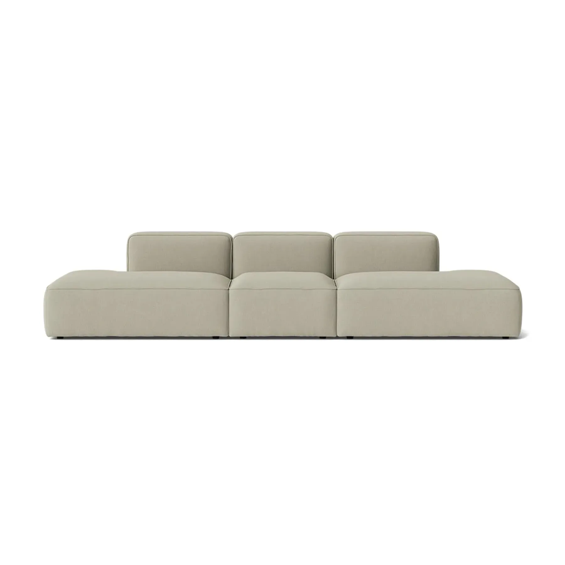 3-Module Open Sofa with Customisation - Fabric