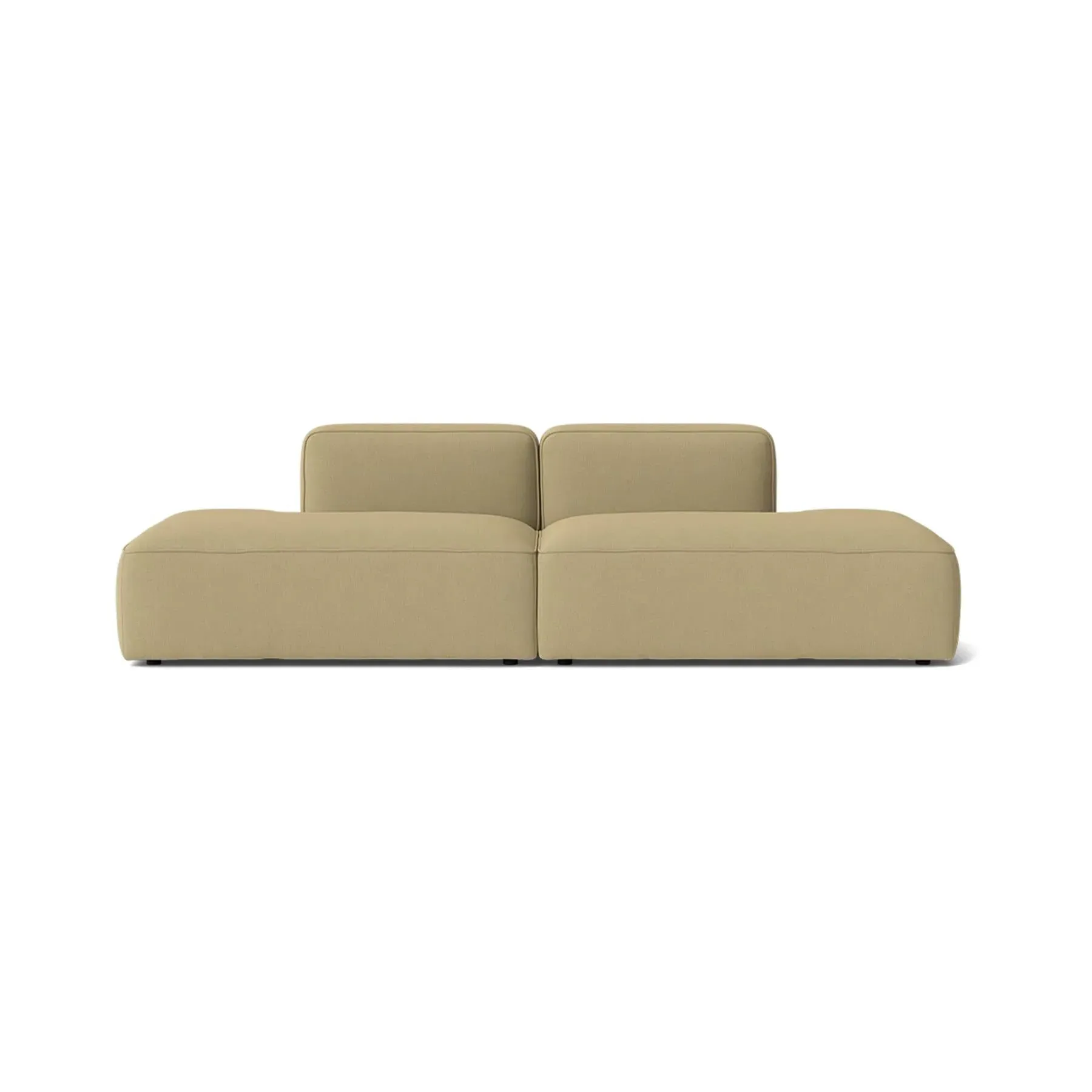 3-Seater Modular Sofa with Open Ends - Fabric
