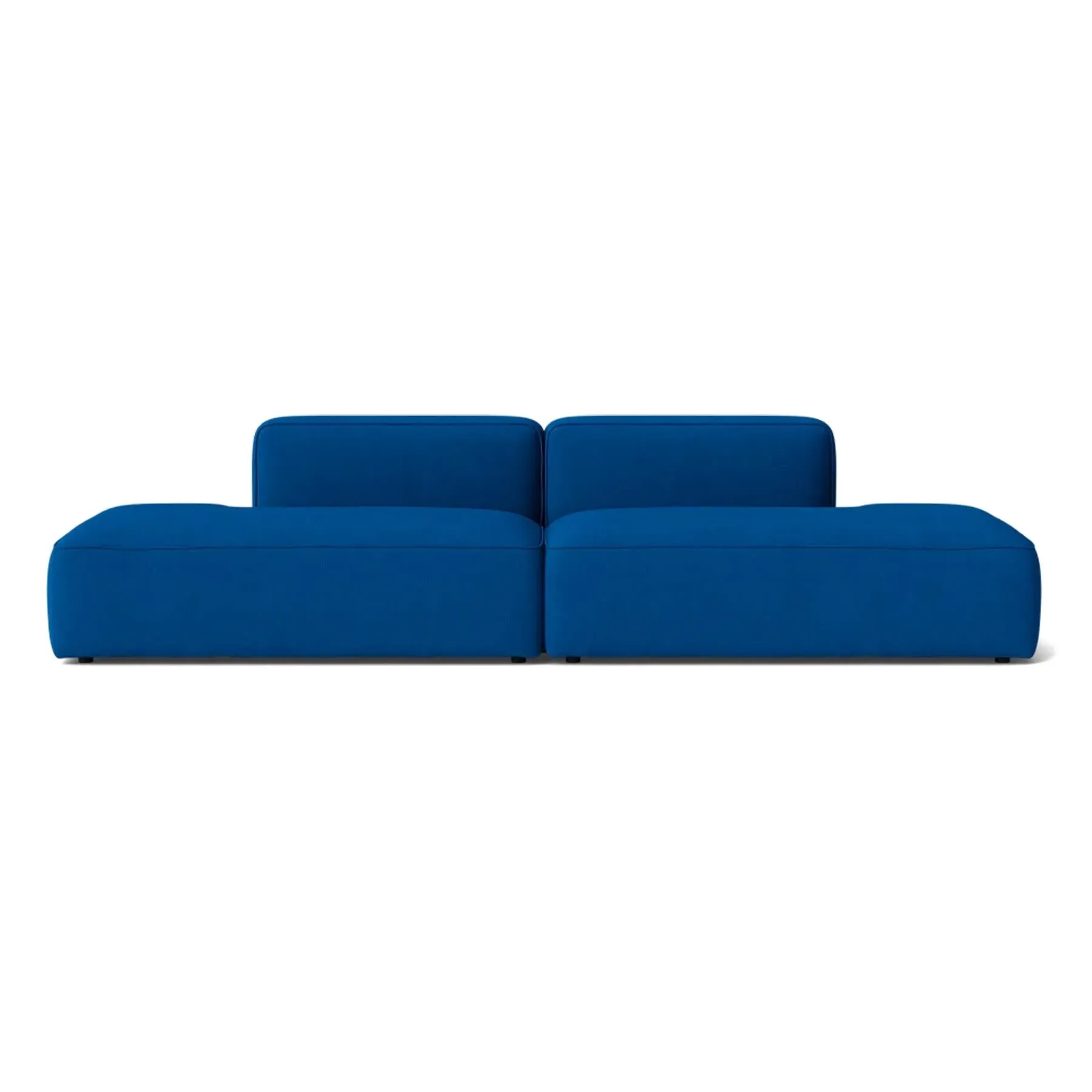 3-Seater Modular Sofa with Open Ends - Fabric