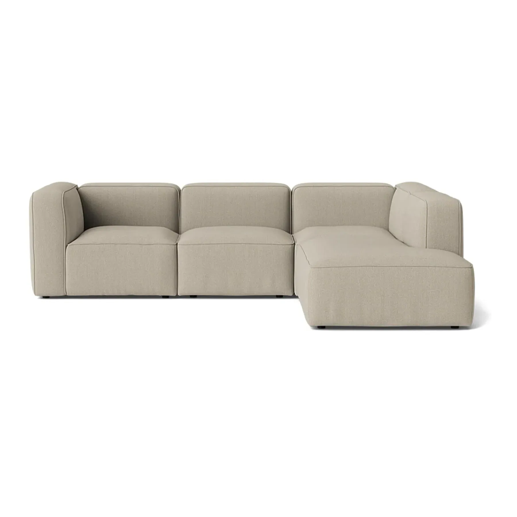 4-Module Family Sofa with Chaise - Fabric image