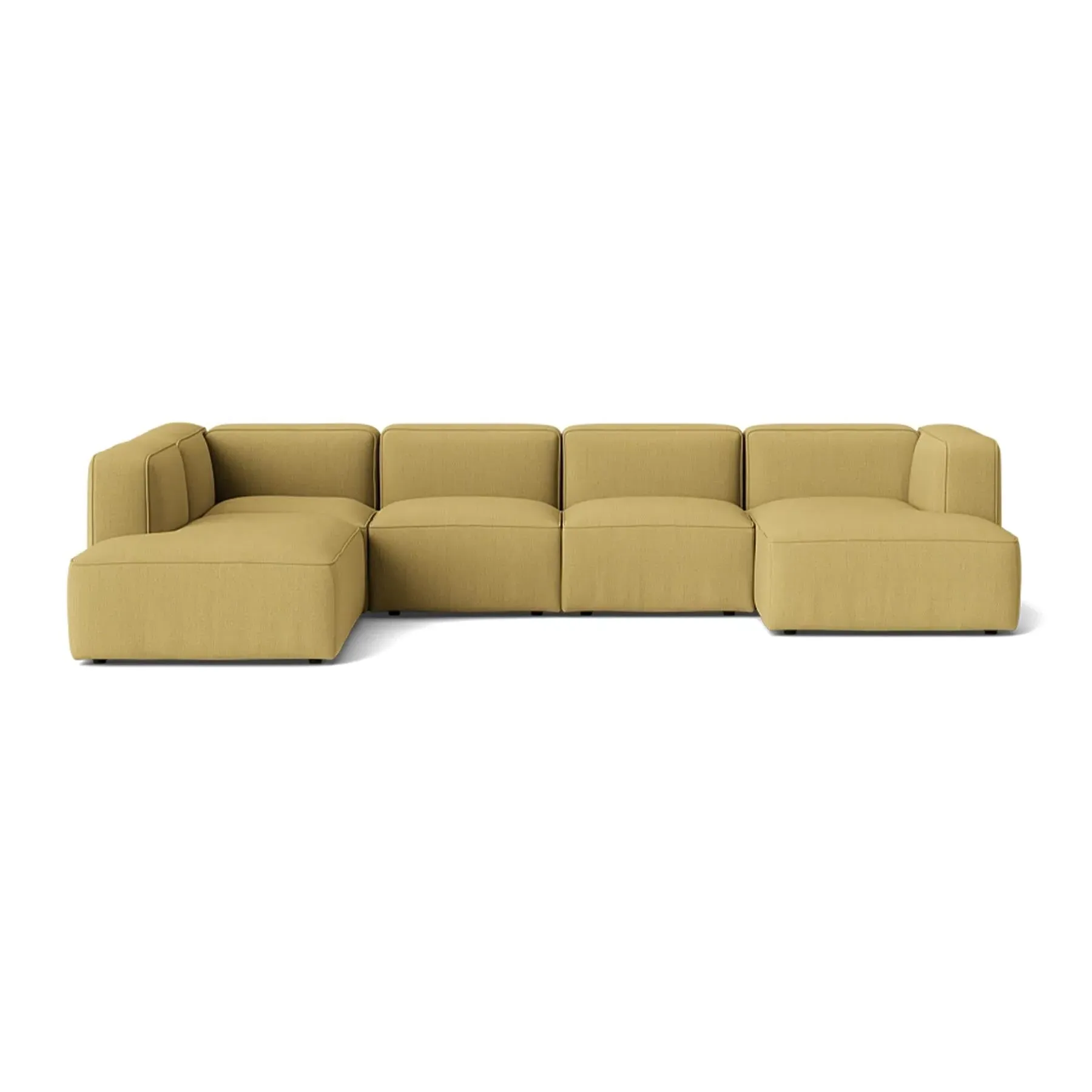 5-Module Family Sofa with Chaise - Fabric