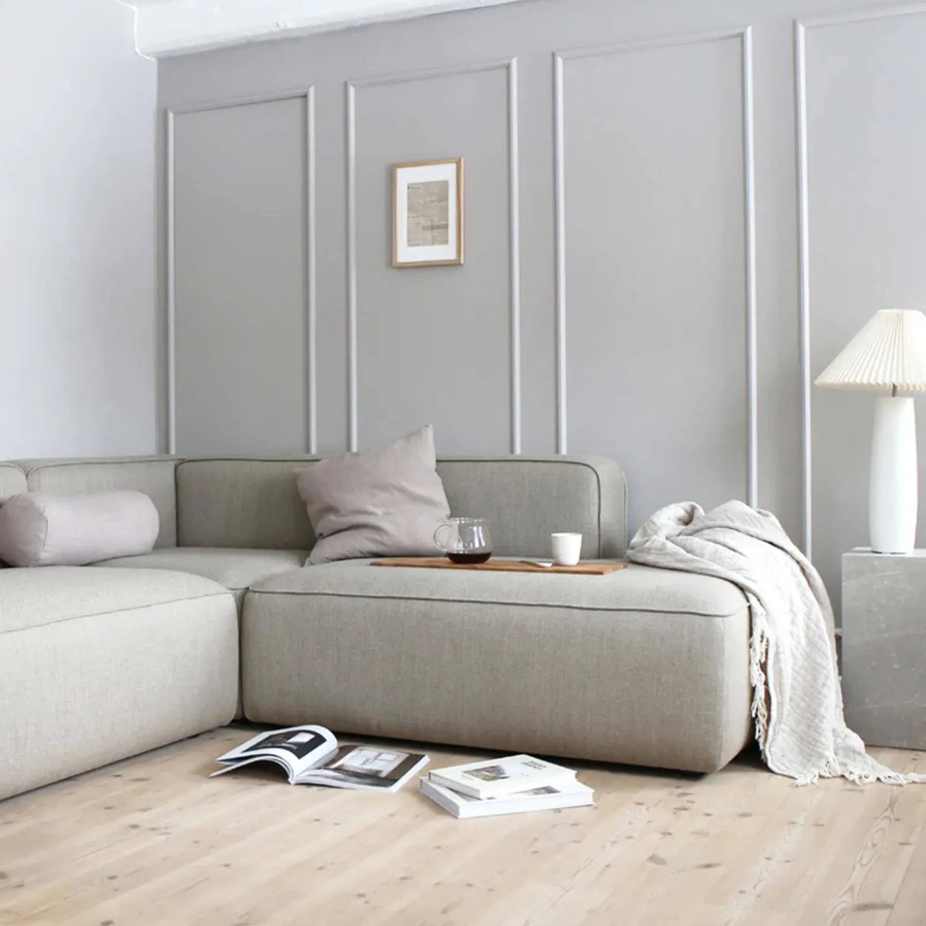 5-Module Sectional Sofa with Chaise - Left