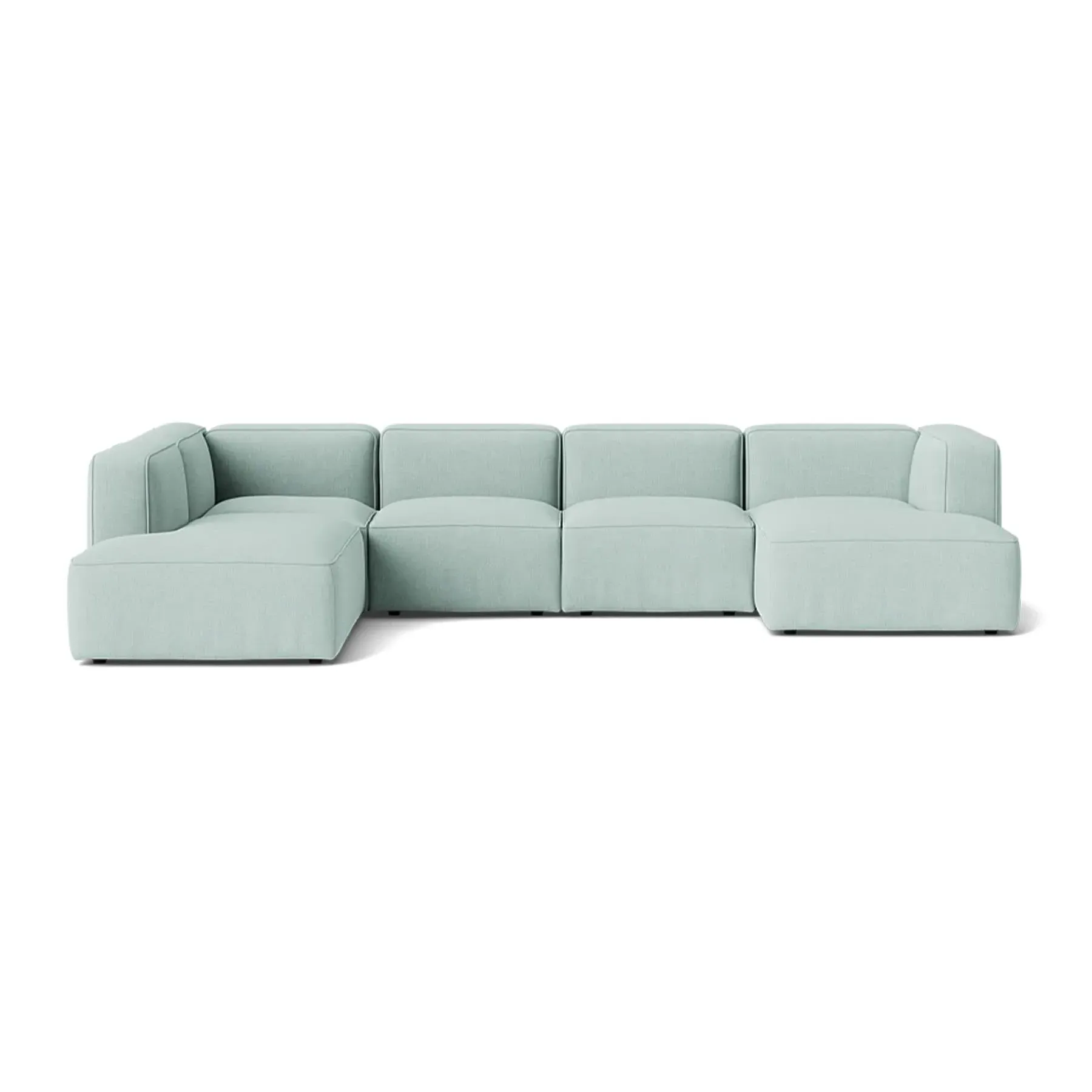 5-Module Sectional Sofa with Chaise - Left