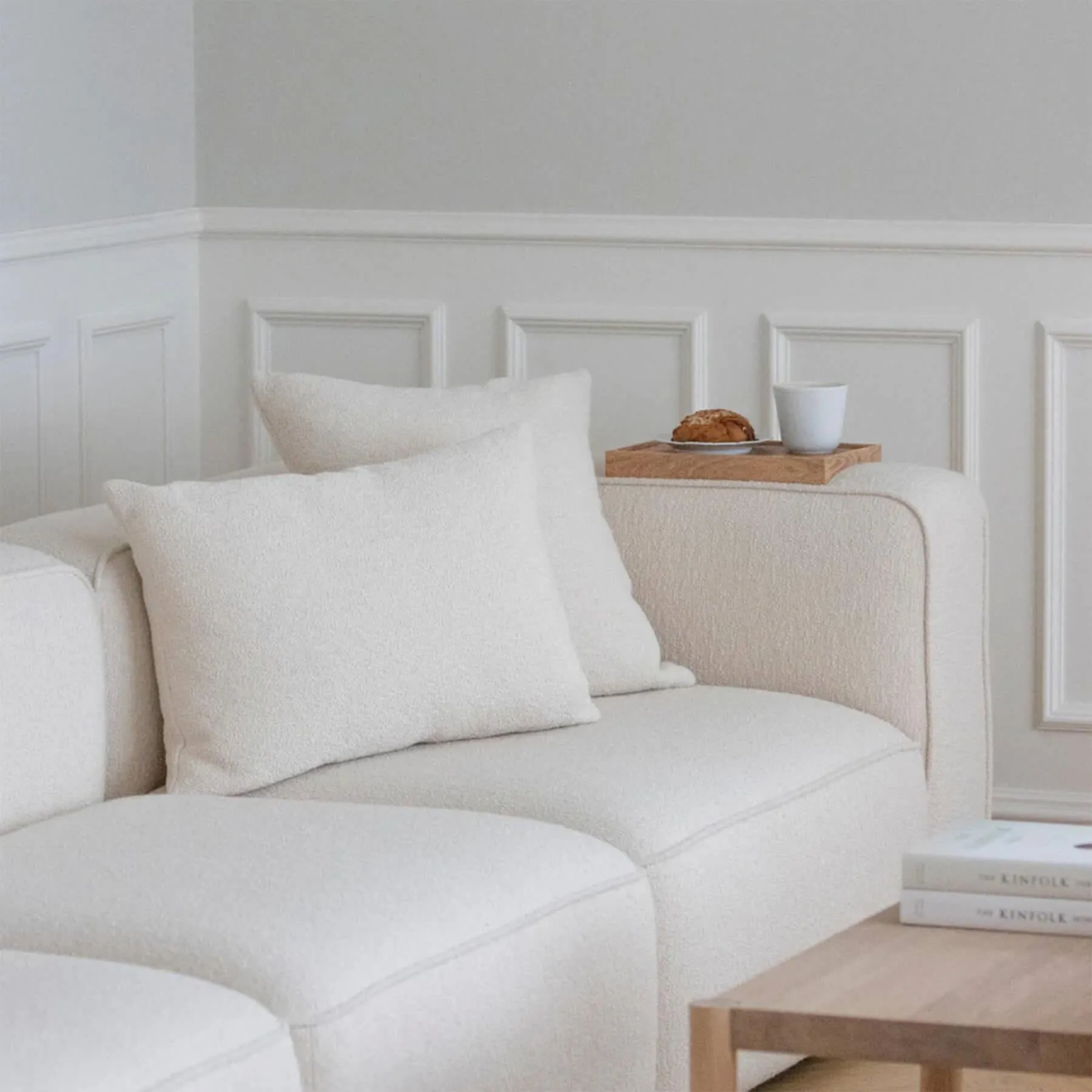 50x50cm Pillow with Down Fill - Fiord 422