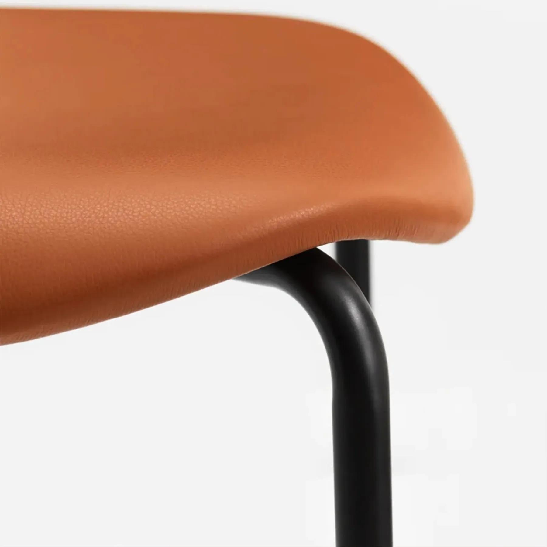 Bar Height Bar Stool - Cognac, Leather