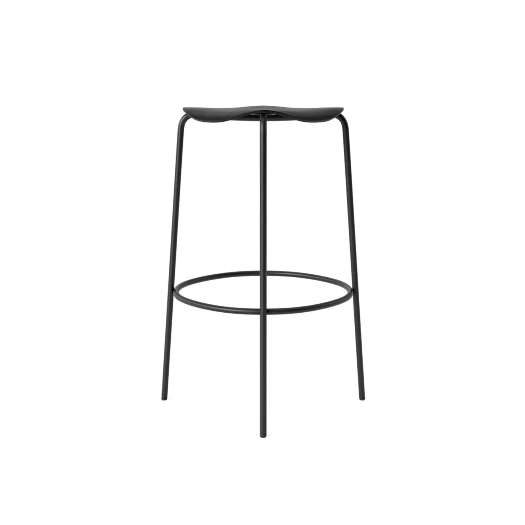 Bar Stool 75cm Height - Black, Oak