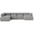 Basecamp 5-Seater Modular Sofa with Chaise - Re-wool 128