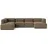 Basecamp 5-Seater Modular Sofa with Chaise - Re-wool 358