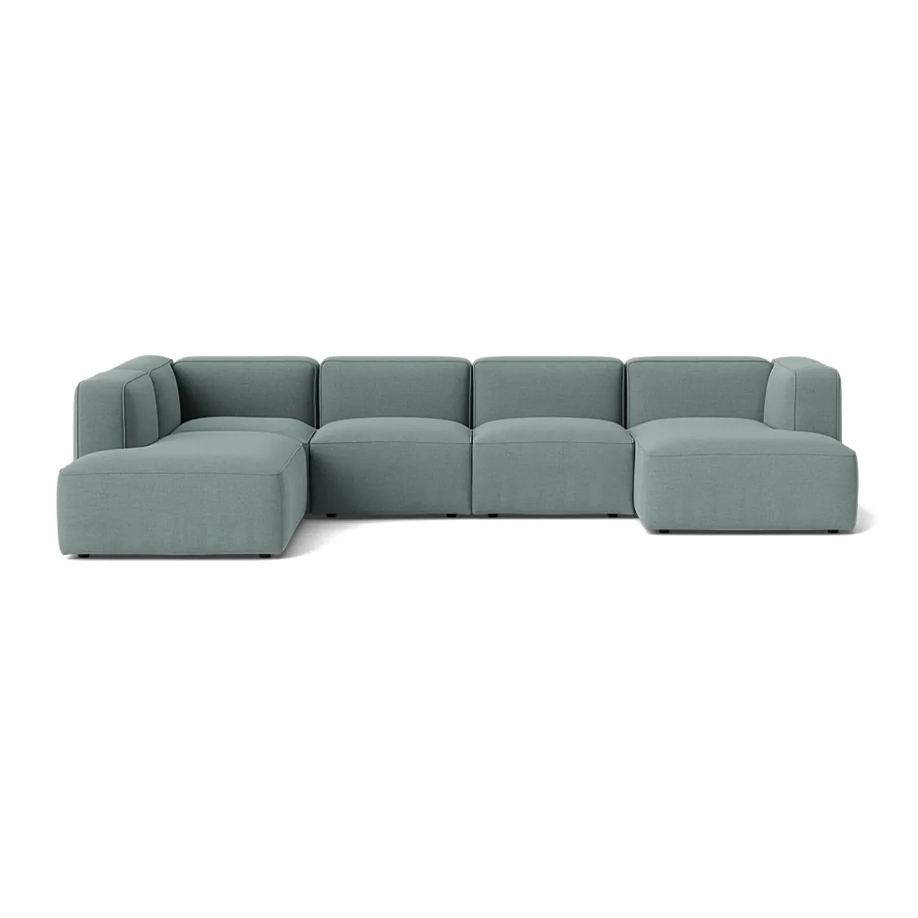 Basecamp 5-Seater Modular Sofa with Chaise - Re-wool 868
