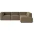 Basecamp Small 4-Seater Modular Sofa with Chaise - Re-wool 358