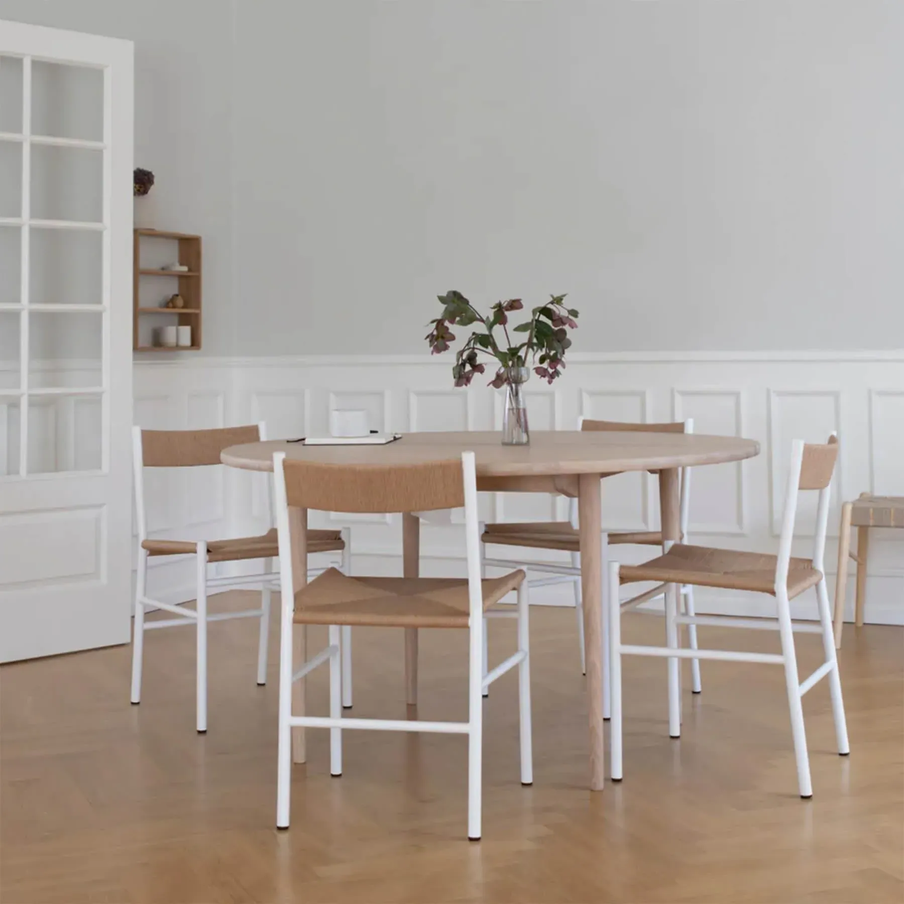 Cord Dining Chair - Black Steel