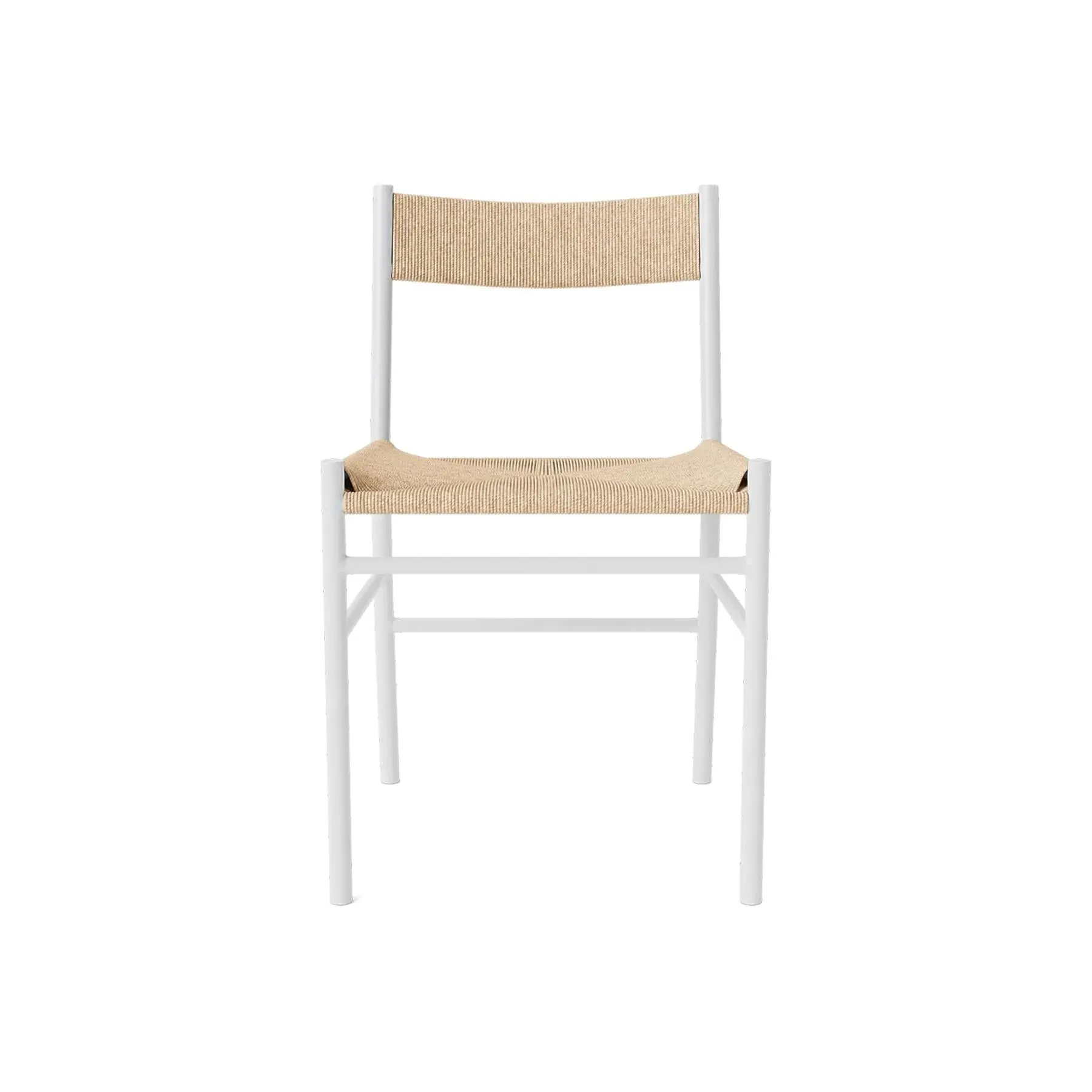 Cord Dining Chair - White, Steel image