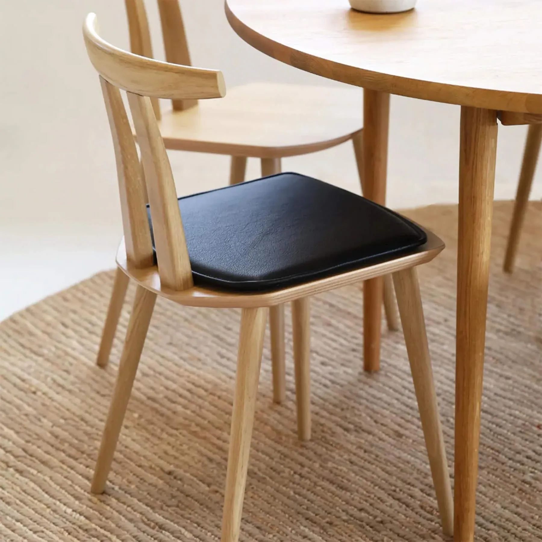 Dining Chair Cushion - Cognac, Leather