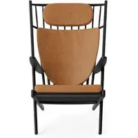 Goliat Armchair - Cognac, Black Oak