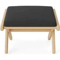 Goliat Stool - Black, Spoor Leather