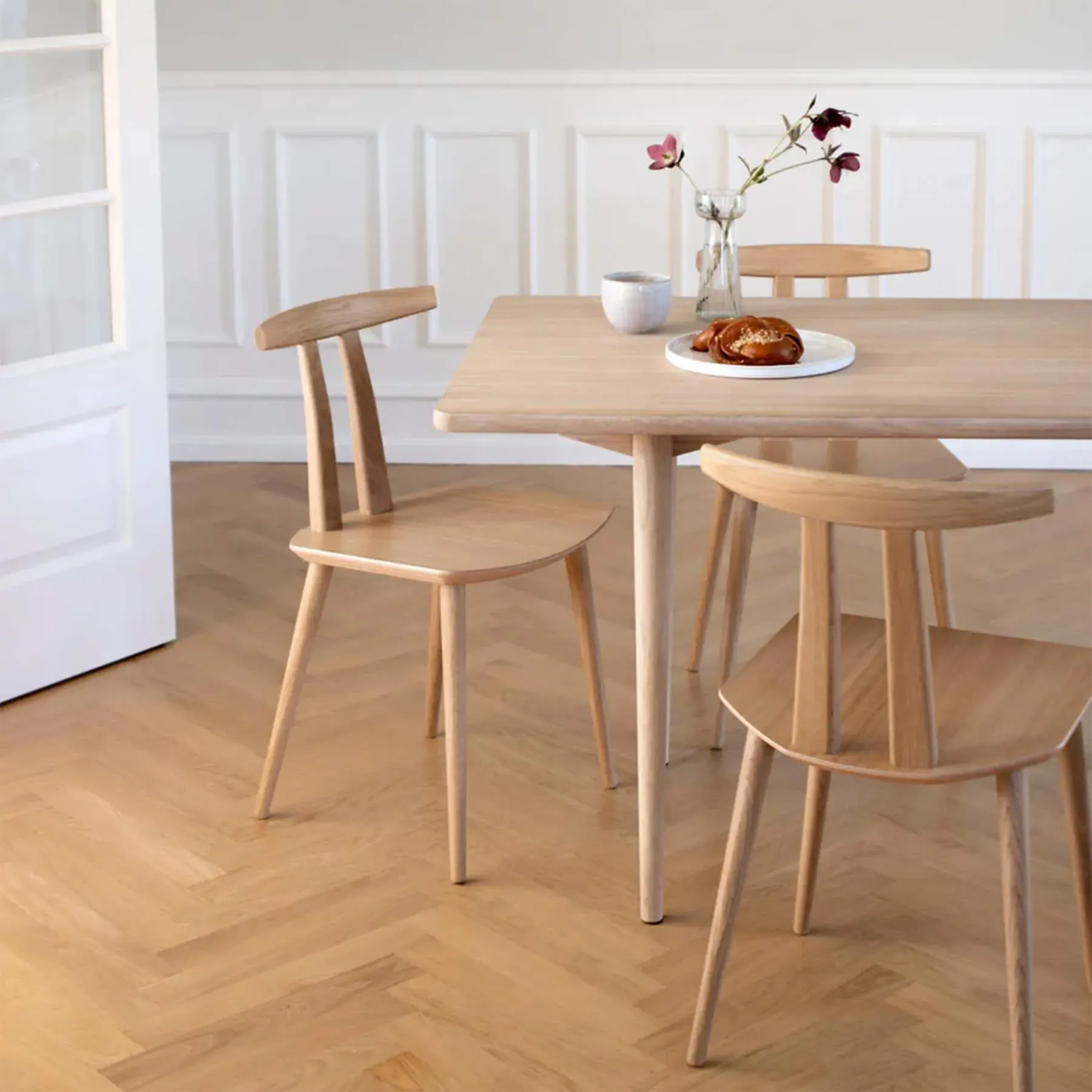 J111 Dining Chair - Black Oak