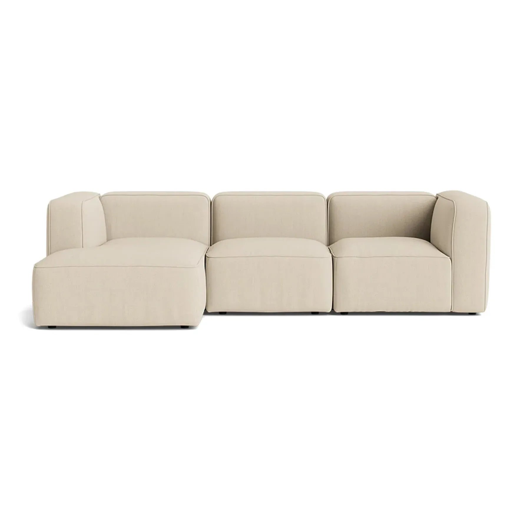 L-Shaped Sofa with Chaise Longue - Fabric