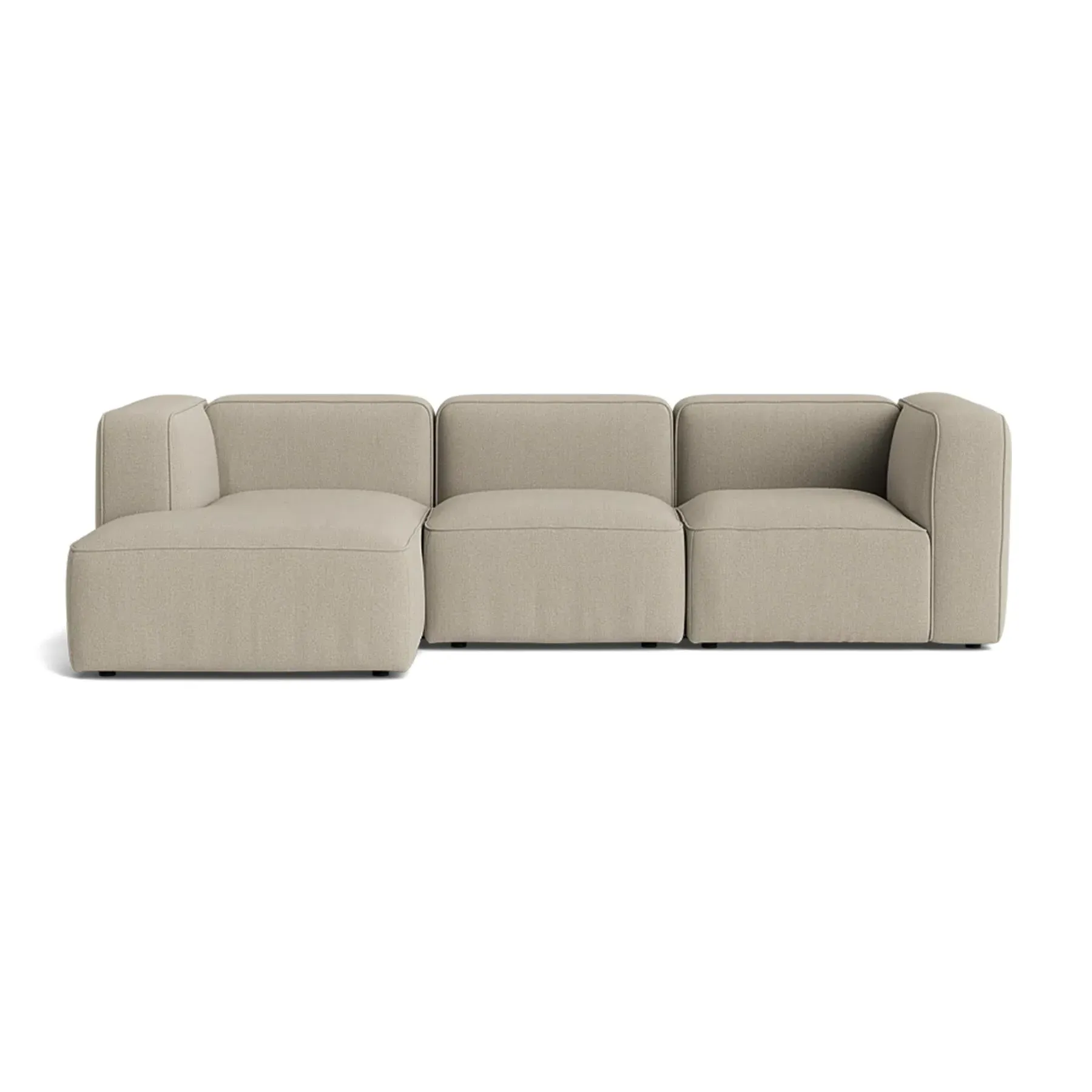 L-Shaped Sofa with Chaise Longue - Fabric