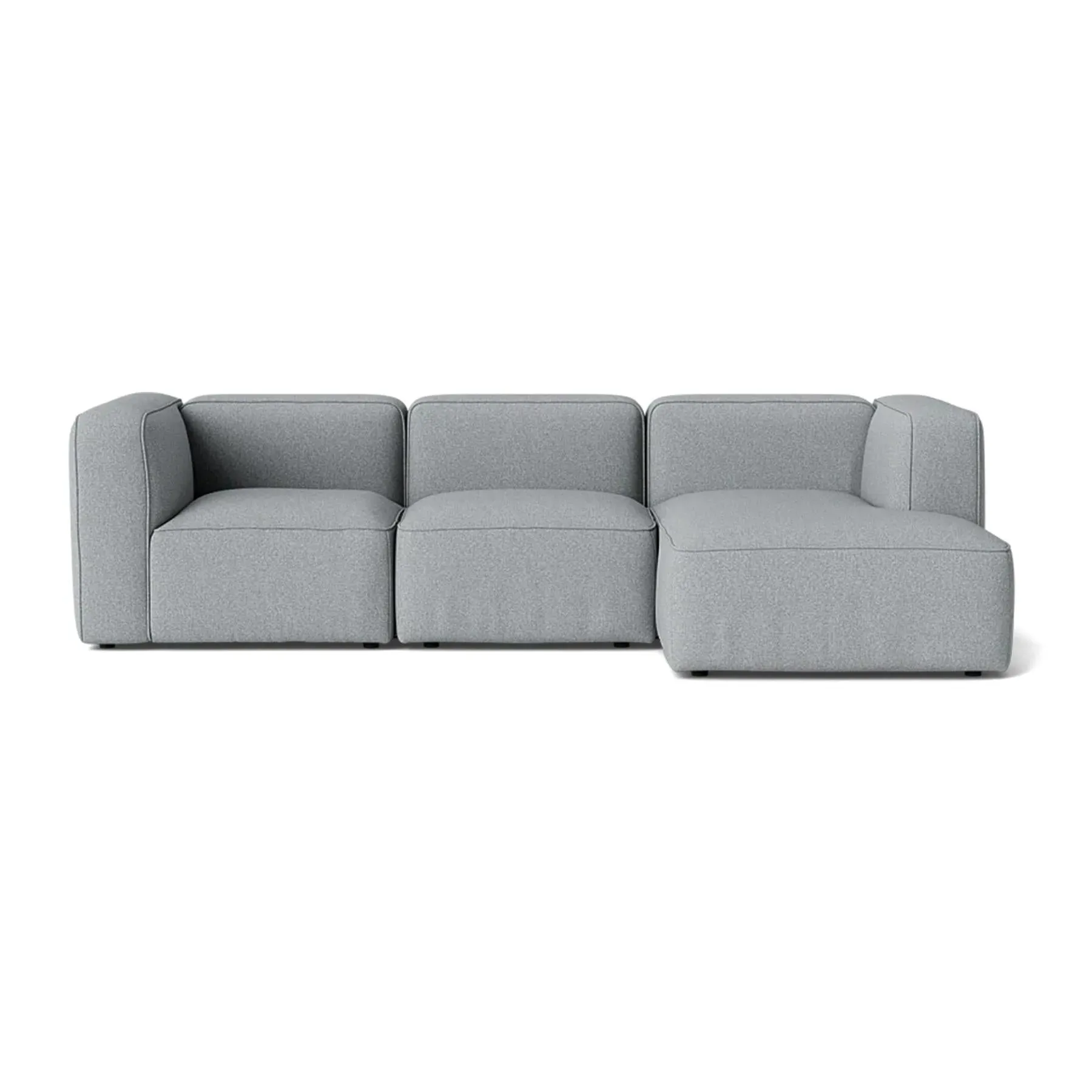 L-Shaped Sofa with Chaise Longue - Fabric