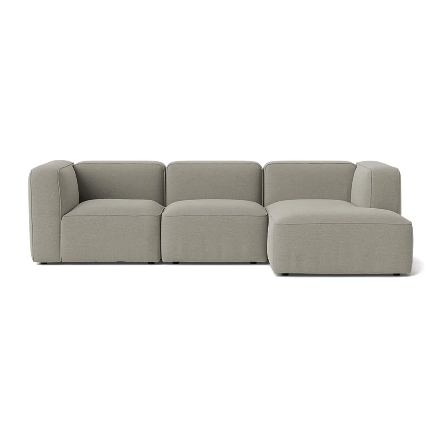 L-Shaped Sofa with Chaise Longue - Fabric