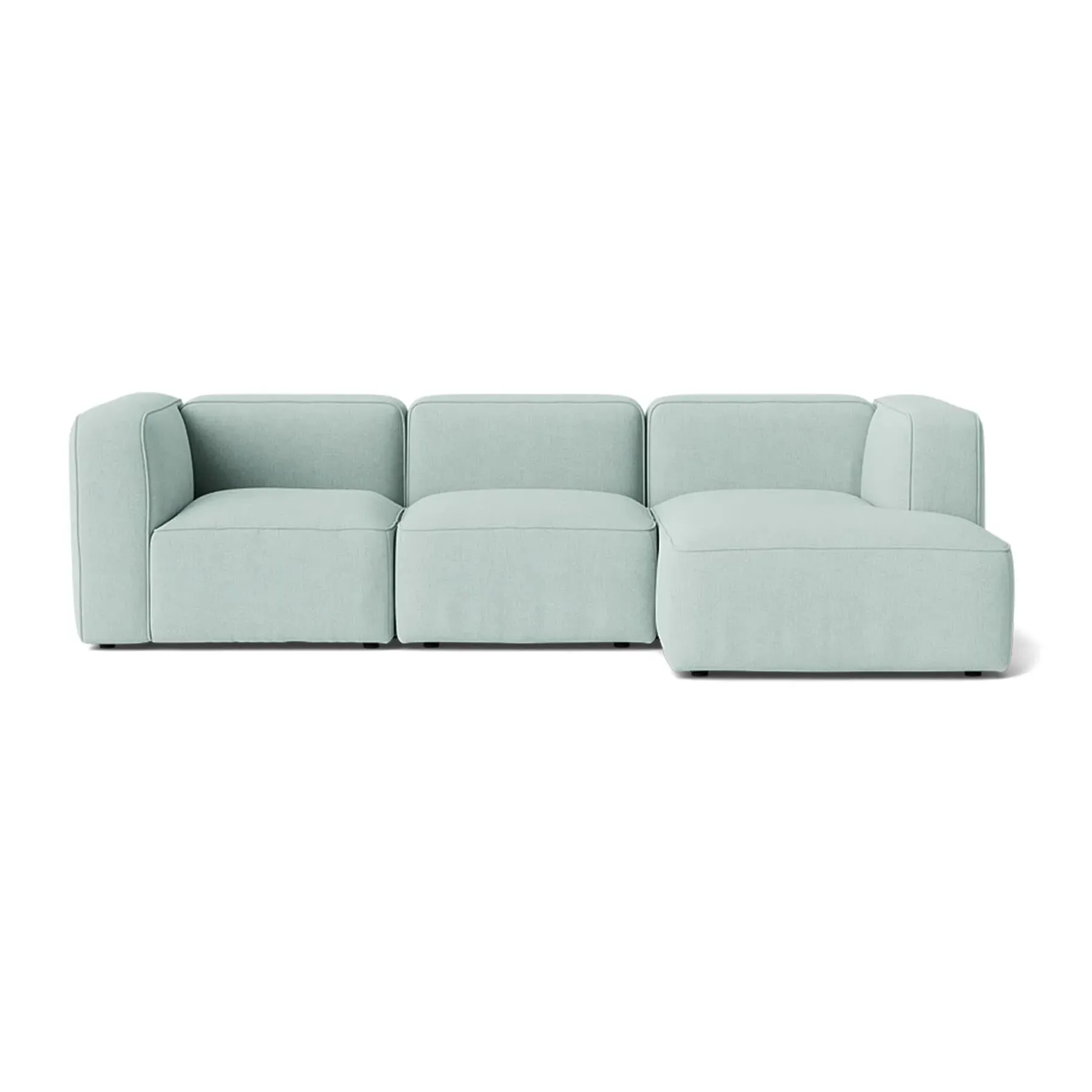 L-Shaped Sofa with Chaise Longue - Fabric