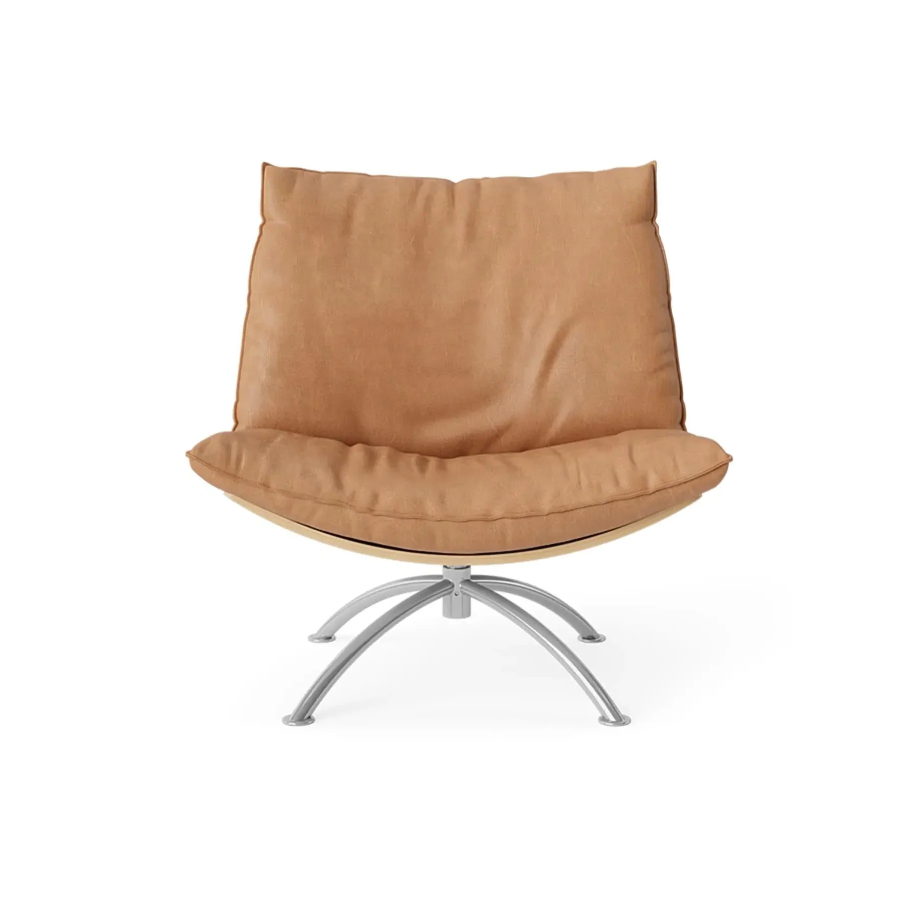 Primetime Swivel Armchair - Anthracite, Leather