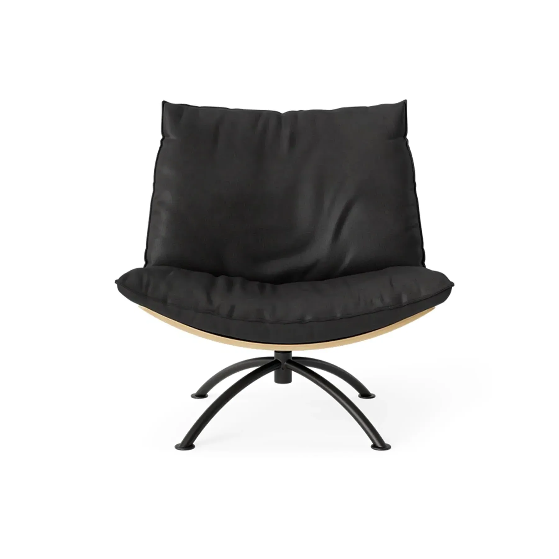 Primetime Swivel Armchair - Anthracite, Leather