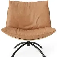 Primetime Swivel Armchair - Camel, Leather