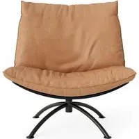 Primetime Swivel Armchair - Camel, Leather
