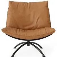 Primetime Swivel Armchair - Cognac, Leather