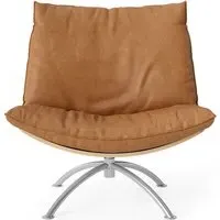 Primetime Swivel Armchair - Cognac, Leather