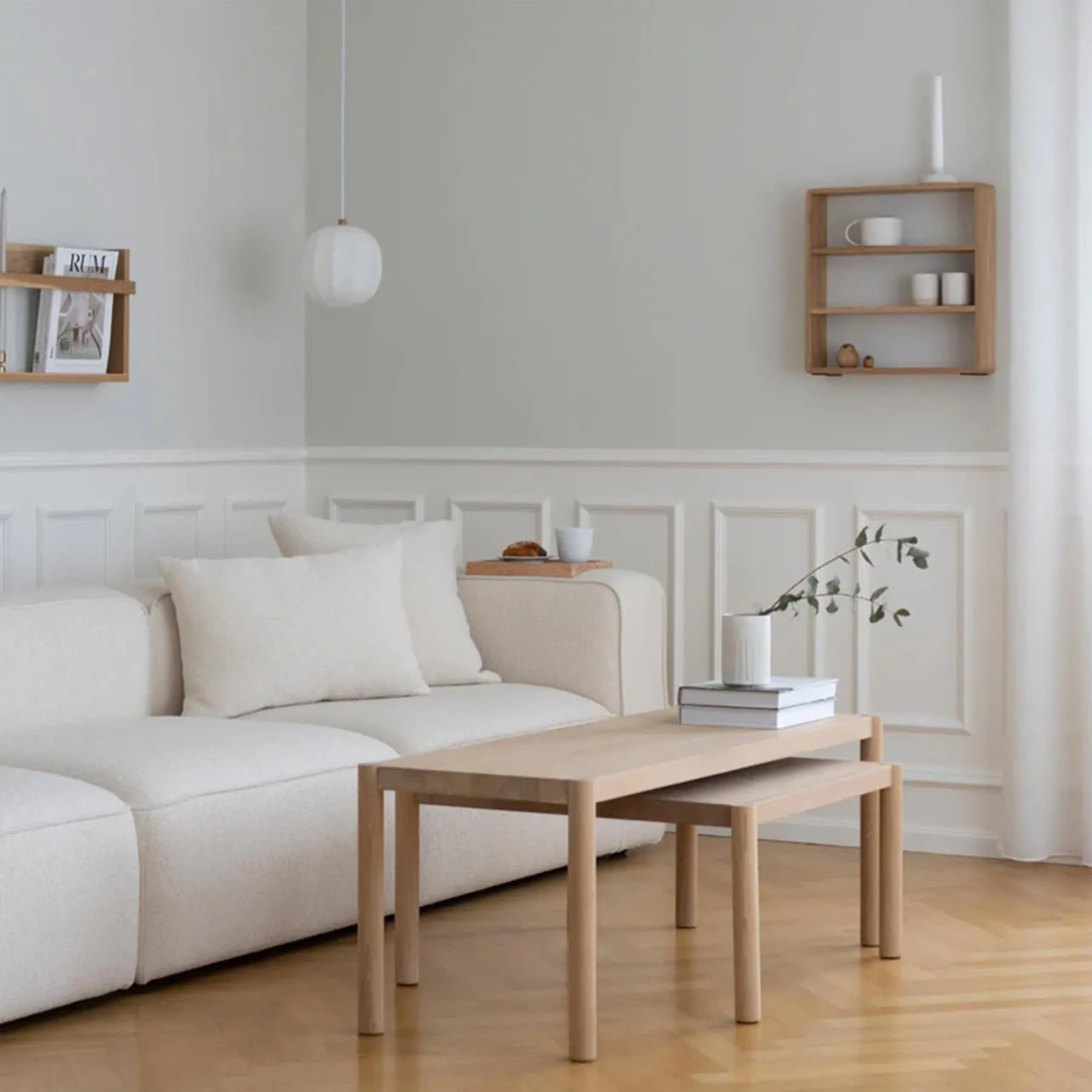 Square Coffee Table - Natural, Oak