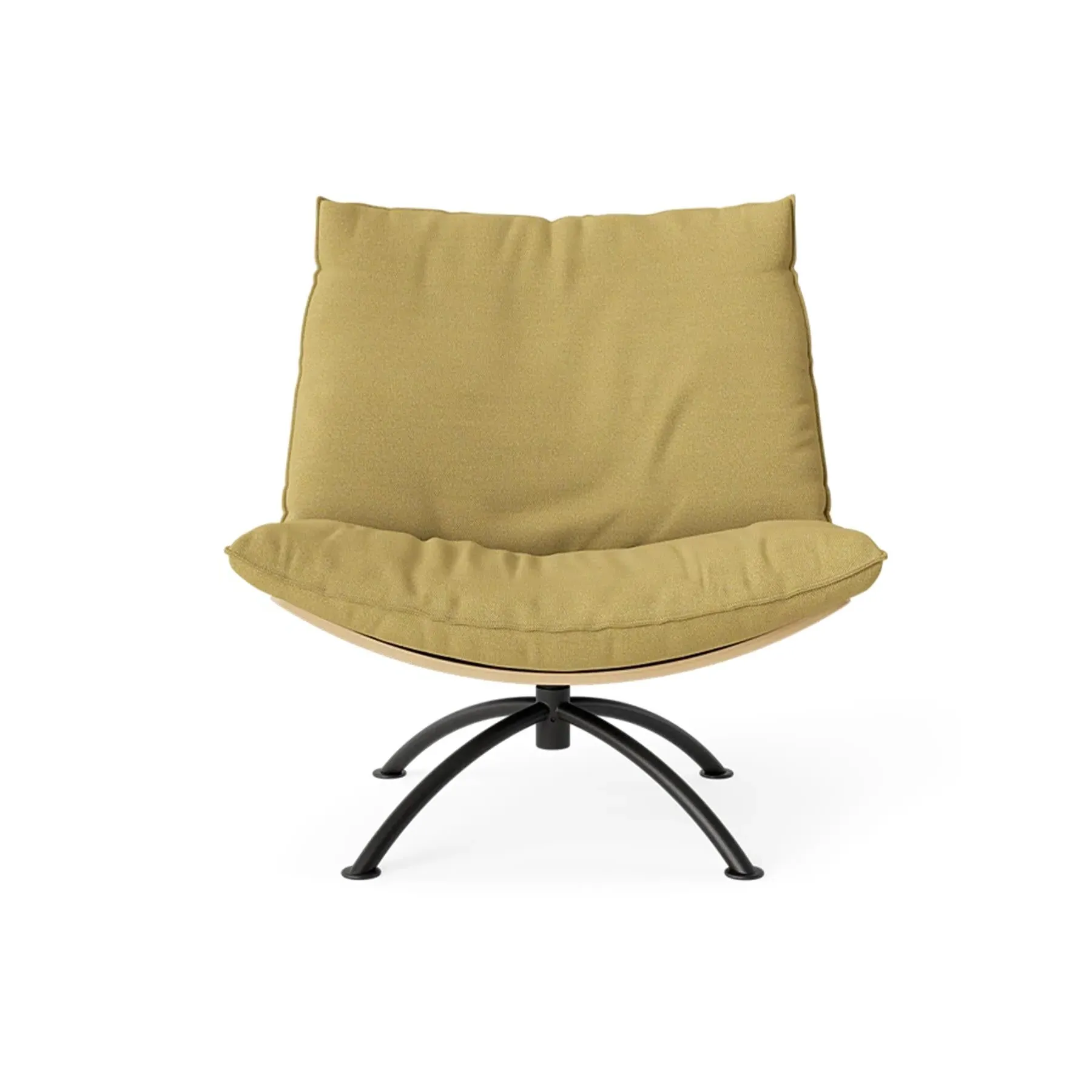 Swivel Armchair with Cushions - Oak