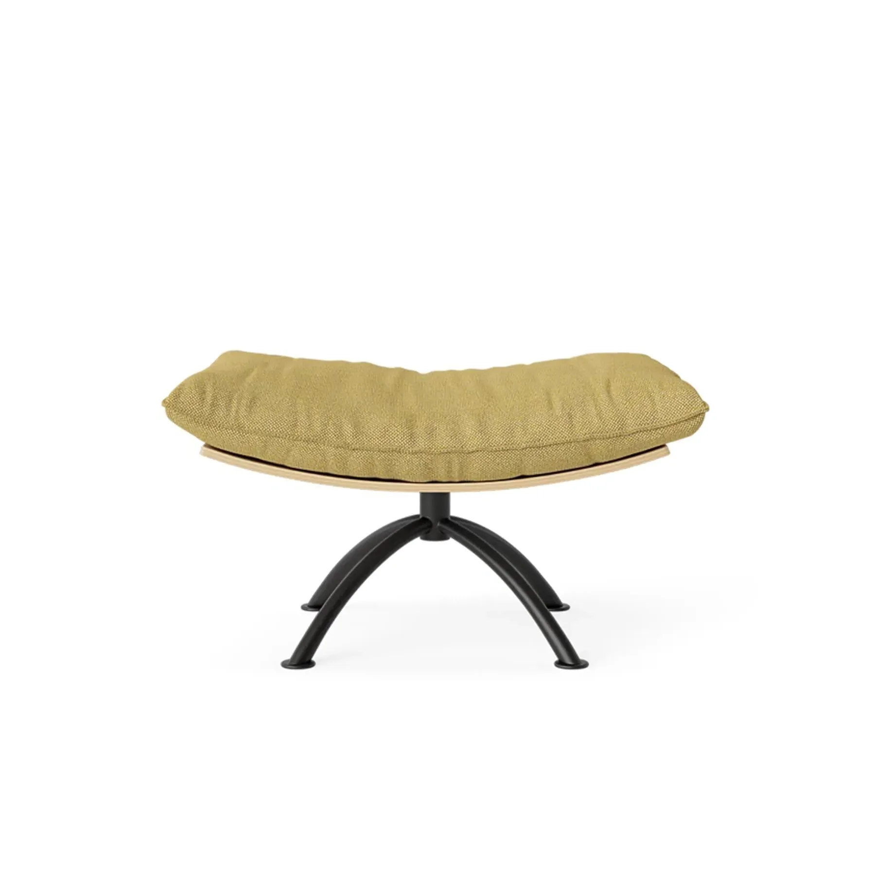 Swivel Stool with Cushion - Blue, Fabric