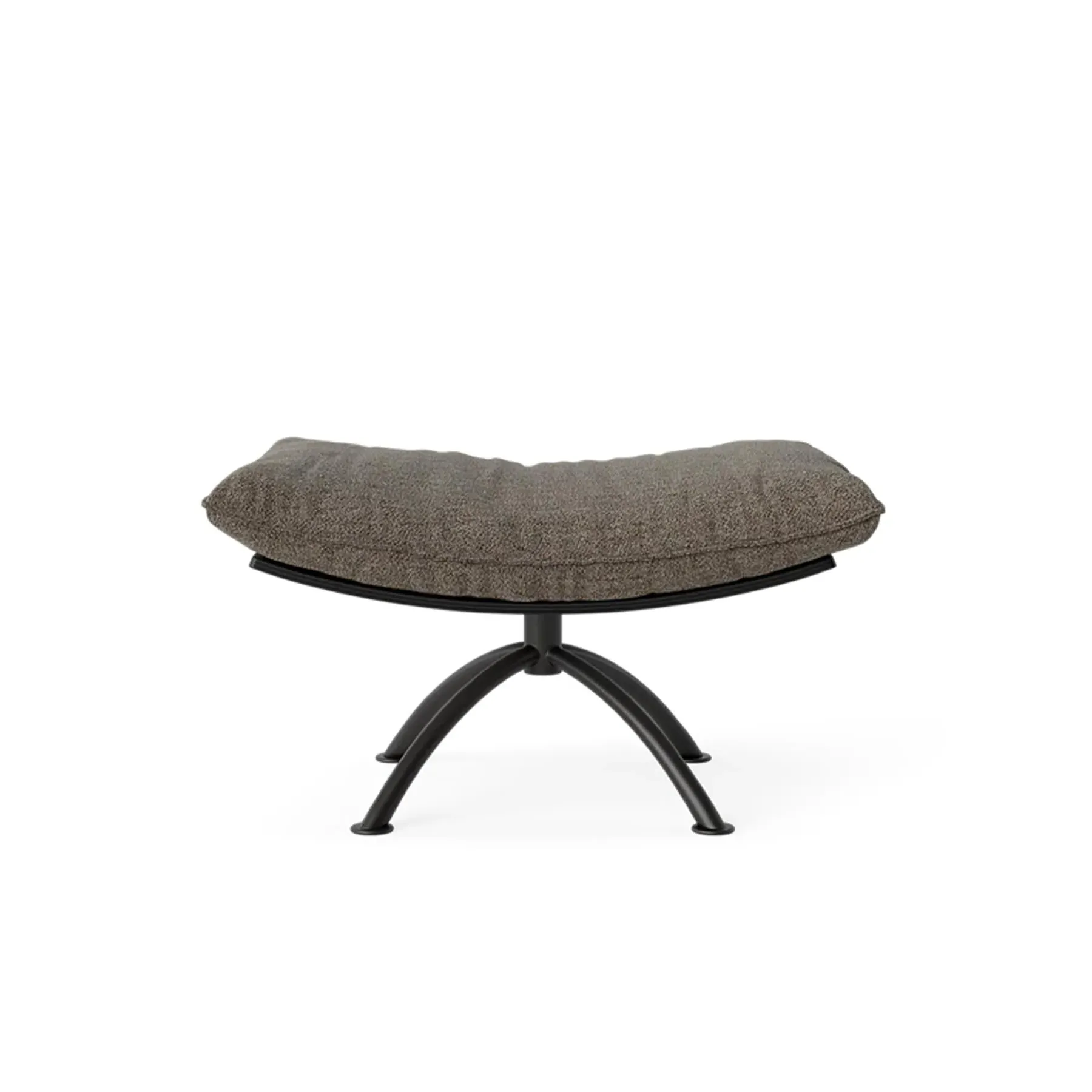 Swivel Stool with Cushion - Natural, Boucle