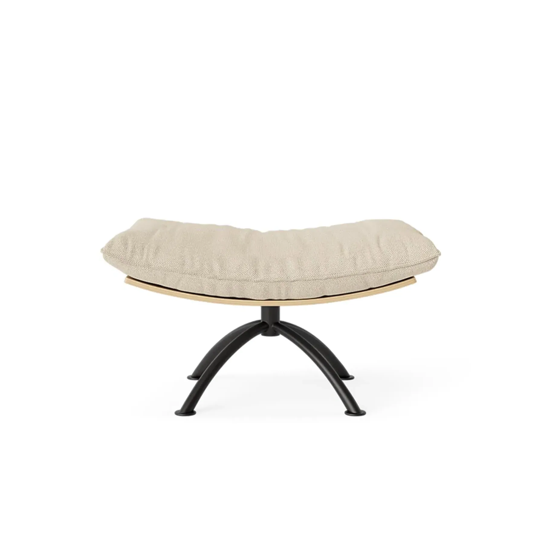 Swivel Stool with Cushion - Natural Oak