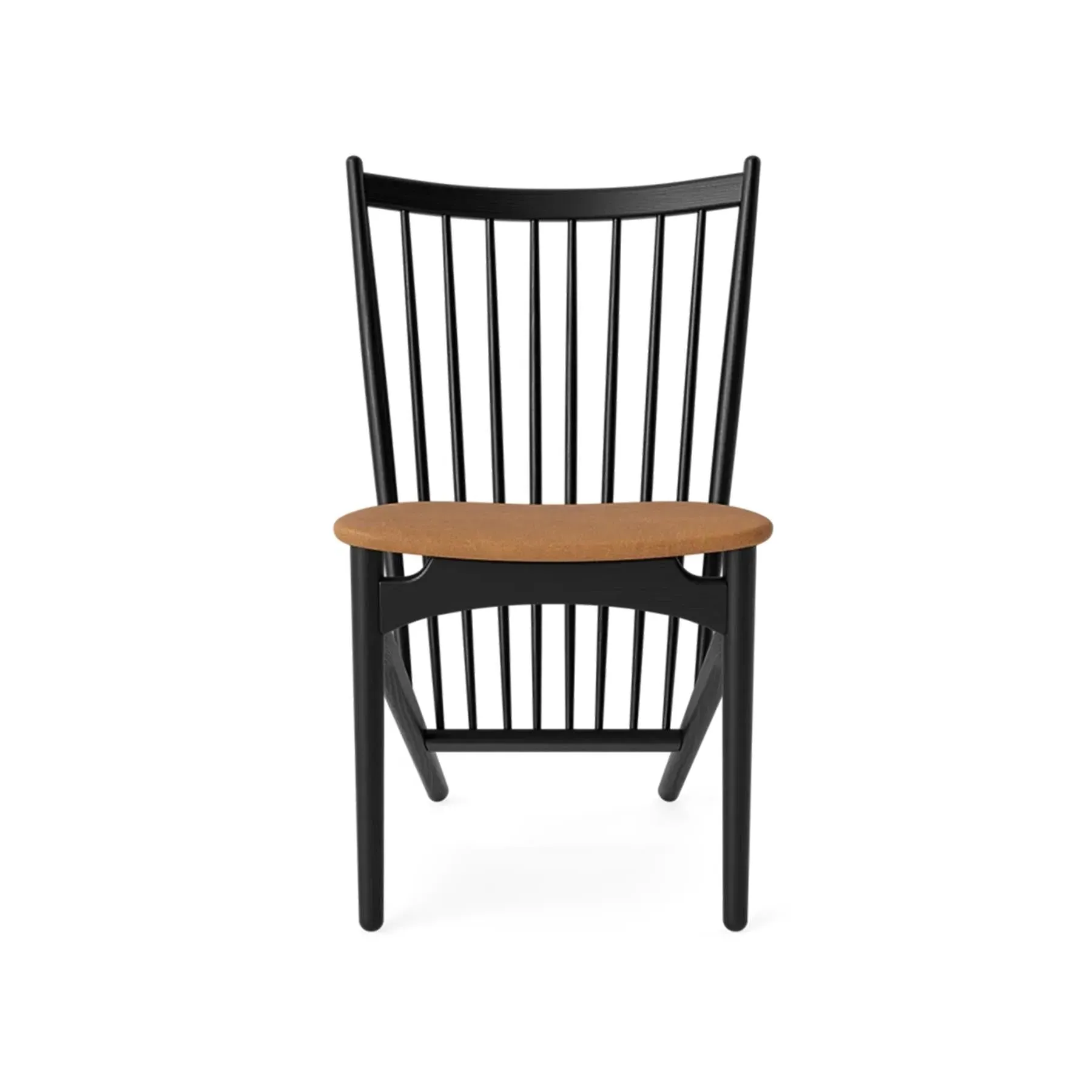 Upholstered Dining Chair - Cognac, Leather