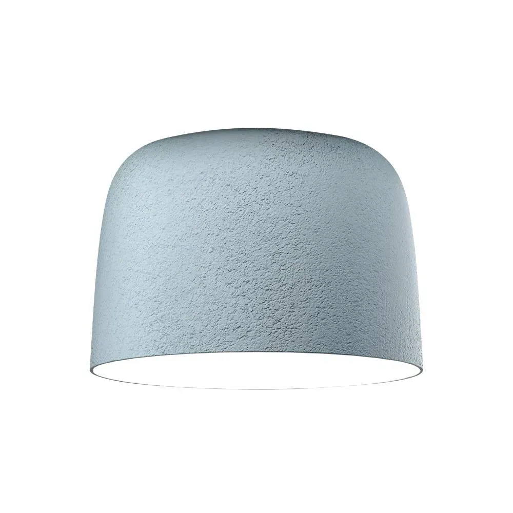 M Bell Ceiling Light - Sky Blue, Stone Texture